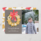 Pepparkakor Christmas Photo シーズンカード (正面/裏面)