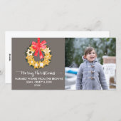 Pepparkakor Christmas Photo シーズンカード (正面/裏面)