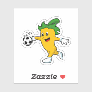 Pepperビーガンサッカー選手としてサッカー.PNG シール