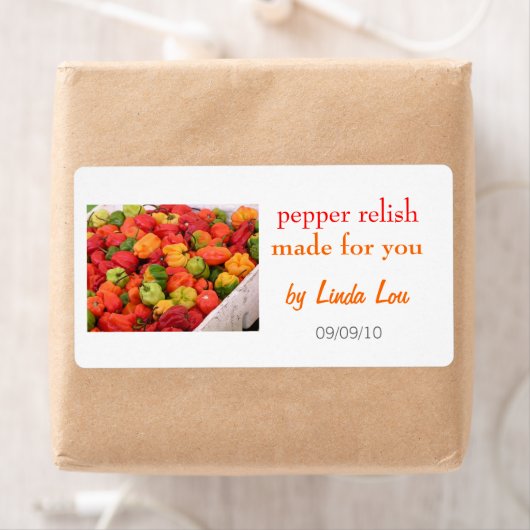 Pepper Relish保存ラベル2 ラベル (インサイチュ)