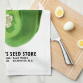 Pepper Seedパケットラベル キッチンタオル (四つ折り)