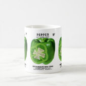 Pepper Seedパケットラベル コーヒーマグカップ (中央)