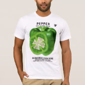 Pepper Seedパケットラベル Tシャツ (正面)