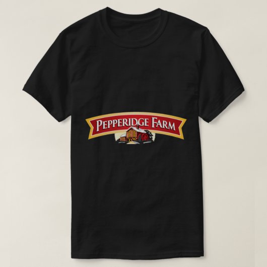 Pepperidgeファームロゴtシャツプルオーバーフード付きスウェットシャツ Tシャツ (デザイン正面)