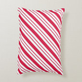 Peppermint Candy Cane Pillow アクセントクッション (裏面(縦))