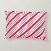 Peppermint Candy Cane Pillow アクセントクッション (裏面)
