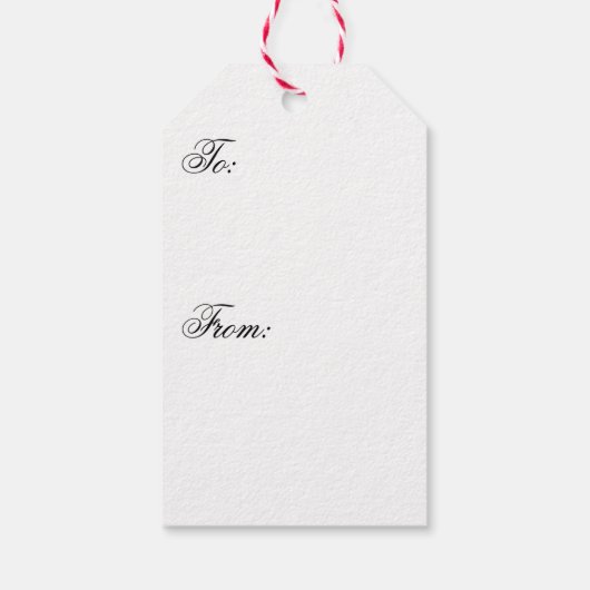 Peppermint Charm ギフトタグ (裏面)