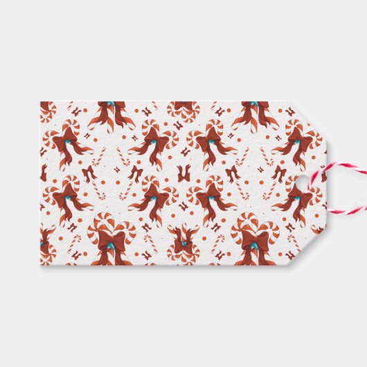 Peppermint Charm ギフトタグ (正面(横))