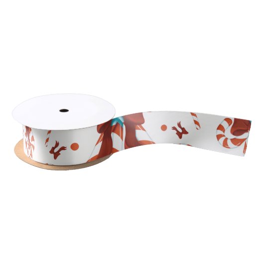 Peppermint Charm サテンリボン (リール)