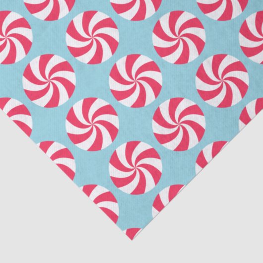 Peppermint Christmas Blue 薄葉紙 (詳細)