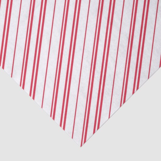 Peppermint Christmas Candy Cane Stripes 薄葉紙 (詳細)