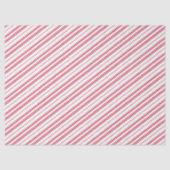 Peppermint Christmas Candy Cane Stripes 薄葉紙 (正面)