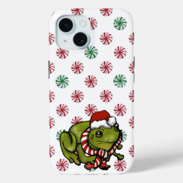 Peppermint Christmas Frog Case-Mate iPhone case iPhone 15ケース