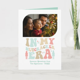 Peppermint Cream Fun Retro Christmas Photos シーズンカード