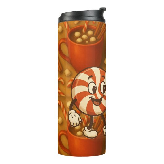 Peppermint Mocha Dream • Winter Coffee Tumbler タンブラー (回転左)