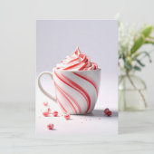 Peppermint Swirl Mug-Blank Card シーズンカード (スタンド正面)