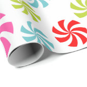 Peppermint Swirl Pattern – Colorful Candy Design ラッピングペーパー (ロールコーナー)