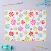 Peppermint Swirl Pattern – Colorful Candy Design 薄葉紙 (クラフト)