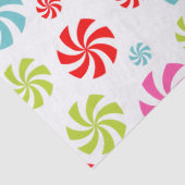 Peppermint Swirl Pattern – Colorful Candy Design 薄葉紙 (詳細)