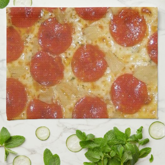 Pepperoniの完全さ キッチンタオル (折り畳み)