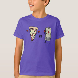Pepperoniピザ対ブリトー: メキシコ人対イタリア語 tシャツ