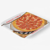 Pepperoni Cheese Pizza Restaurant NAME  ペーパープレート (傾斜あり)