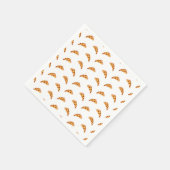 Pepperoni pizza スタンダードカクテルナプキン (角)