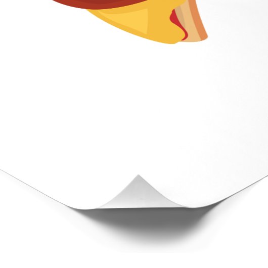 Pepperoni pizza ポスター (コーナー)