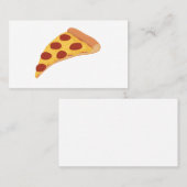 Pepperoni pizza 名刺 (正面/裏面)