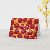 pepperonis pizza father's day カード (黄色い花)