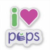 PEPSステッカーが大好き シール (正面)