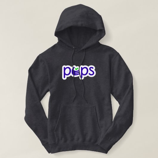 PEPS Adult Pullover Hoodie (All gender) パーカ (デザイン正面)