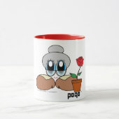 PEQEのおばあさんのマグ マグカップ (中央)