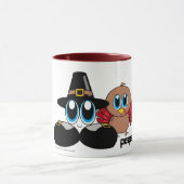 PEQEの感謝祭のマグ マグカップ (中央)