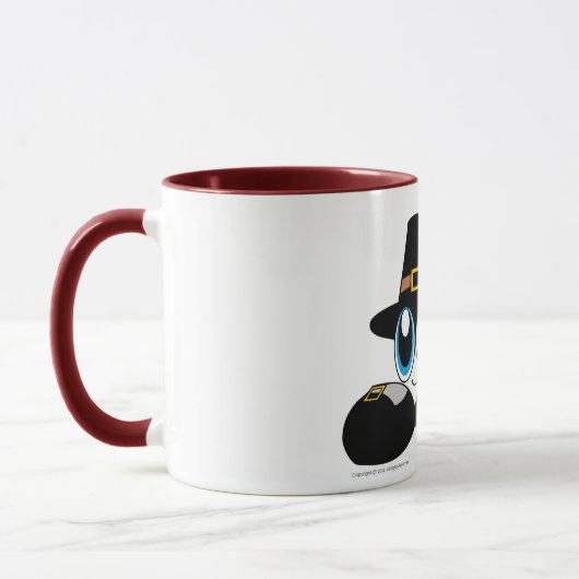 PEQEの感謝祭のマグ マグカップ (左)