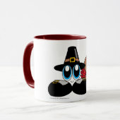 PEQEの感謝祭のマグ マグカップ (正面左)