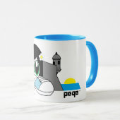 PEQEプエルトリコのマグ マグカップ (正面右)