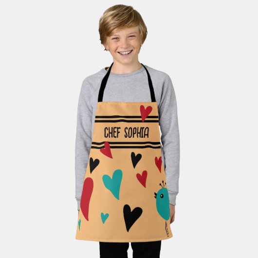 Pequeña Chef エプロン (着用した状態)