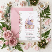 Pequeño Fairy Whimsical Magical 1er cumpleaños 招待状