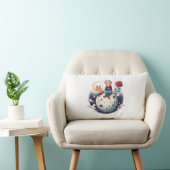 Pequeno Príncipe sentado na lua ランバークッション (椅子)