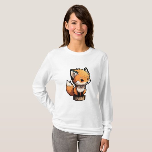 Pequeño y Tierno Zorro Tシャツ (正面フル)