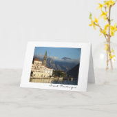 Perast、モンテネグロ カード (黄色い花)