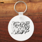 percentumグラフ キーホルダー (正面)