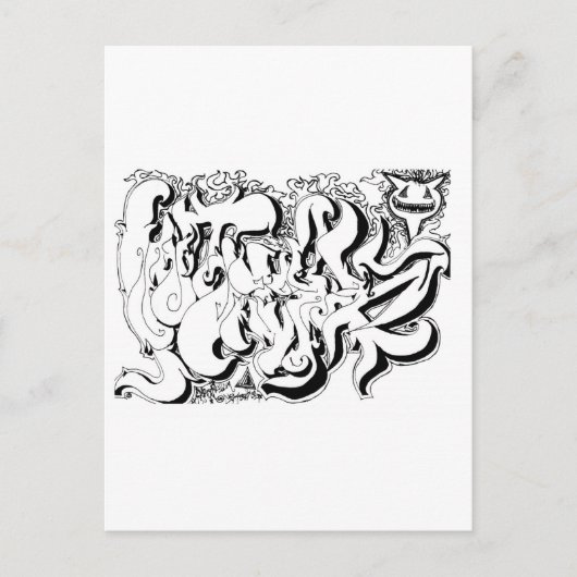 percentumグラフ ポストカード (正面)