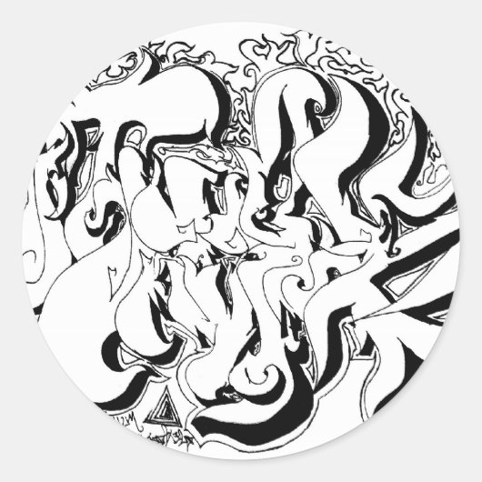 percentumグラフ ラウンドシール (正面)