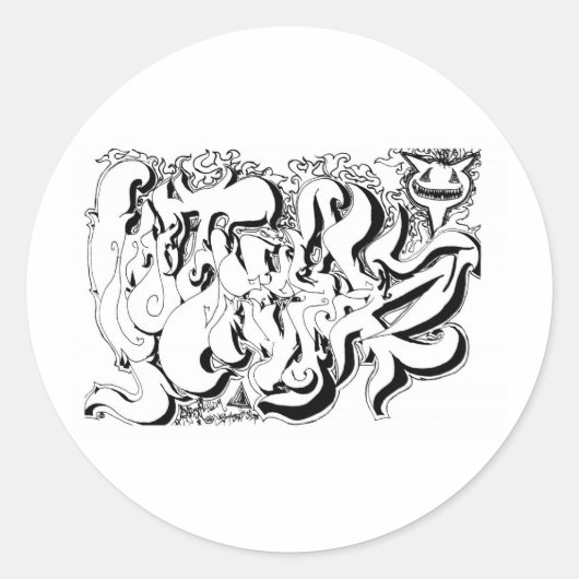 percentumグラフ ラウンドシール (正面)