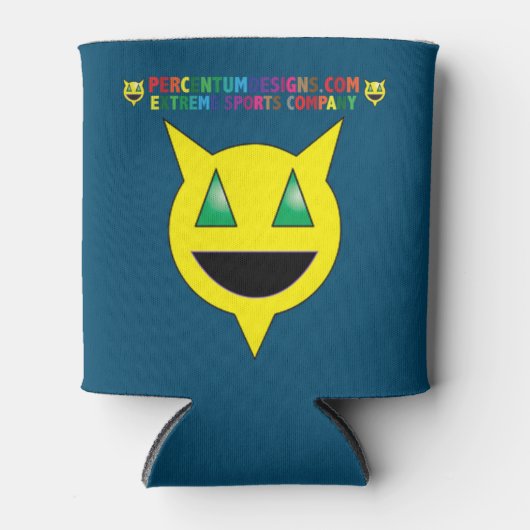 Percentumデザインロゴ 缶クーラー (正面)