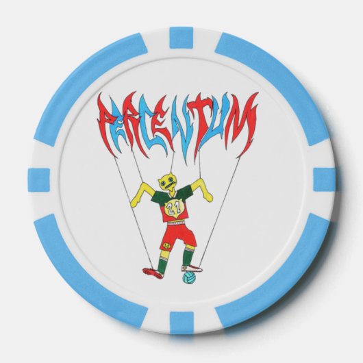 PERCENTUMDESIGNS.COMトランプのポーカーチップ ポーカーチップ (正面)