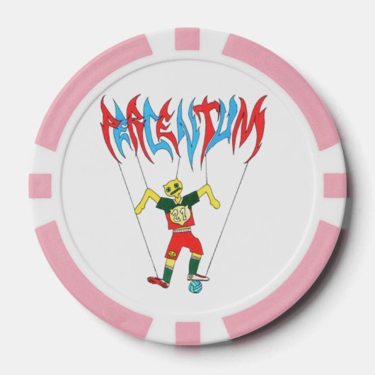 PERCENTUMDESIGNS.COMトランプのポーカーチップ ポーカーチップ (正面)