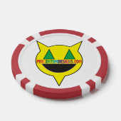 PERCENTUMDESIGNS.COM redトランプのポーカーチップ ポーカーチップ (シングル)